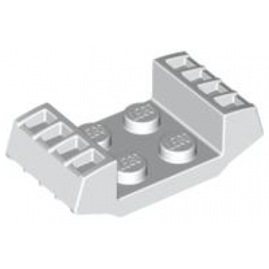 white plate modified 2 x 2 with vents