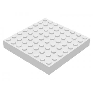 white brick 8 x 8