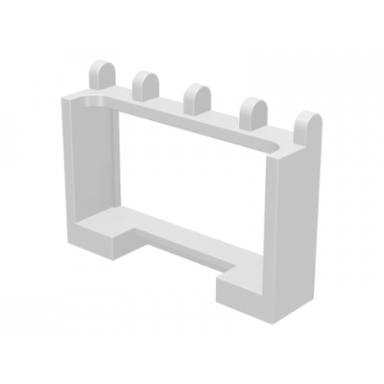 white hinge vehicle roof holder 1 x 4 x 2