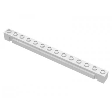 white brick modified 1 x 14 with channel
