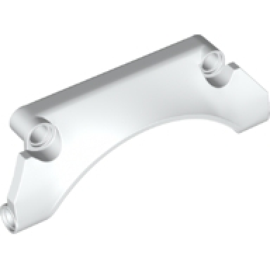 white technic panel car mudguard arched 30 9 x 2 x 3 straight top