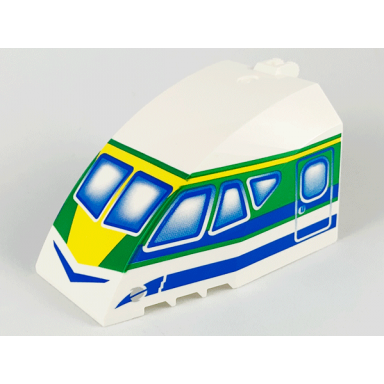 white windscreen 8 x 6 x 4 canopy with hinge and airliner cockpit blue green pattern
