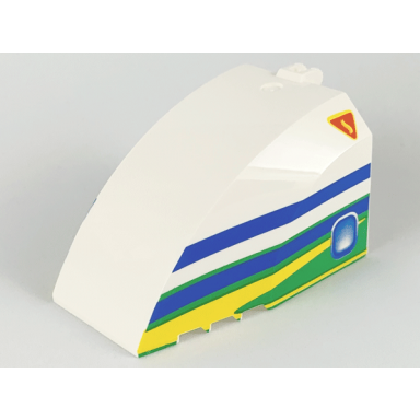 white windscreen 8 x 6 x 4 canopy with hinge and airliner aft blue green pattern