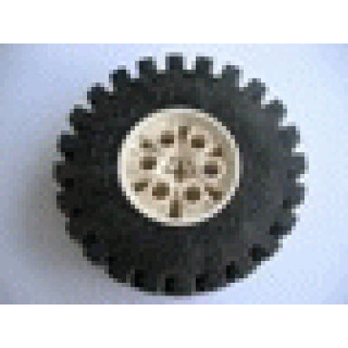white wheel 20 x 30 technic with black tire 20 x 30 technic 4266 4267