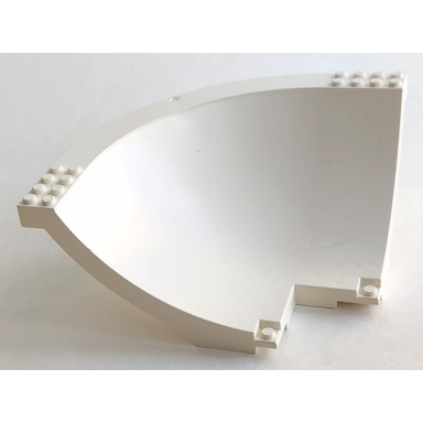 white sports arena section skateboard ramp corner