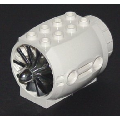 white engine large with chrome silver center 43121 x577