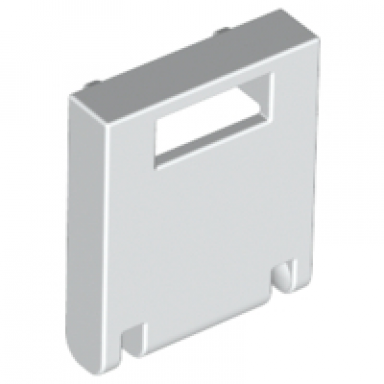 white container box 2 x 2 x 2 door with slot