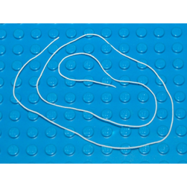 white string elastic thin 50l 40cm