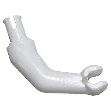 white creature arm with pin