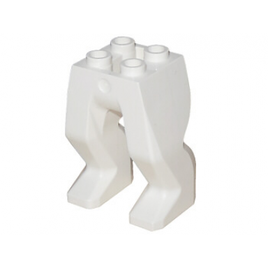 white creature hips and legs
