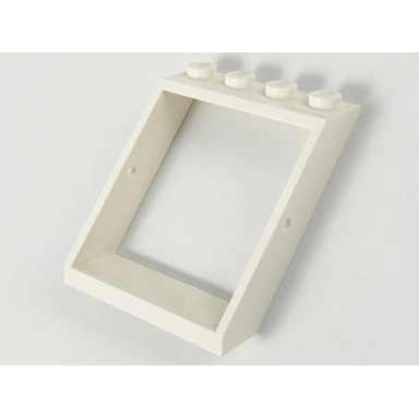 white window 4 x 4 x 3 roof