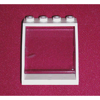 white window 4 x 4 x 3 roof with trans-clear glass 4447 4448