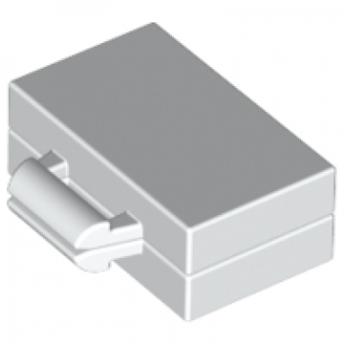 white minifigure utensil briefcase suitcase