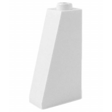 white slope 75 2 x 1 x 3 - open stud
