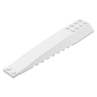 white wedge 16 x 4 triple curved with reinforcements