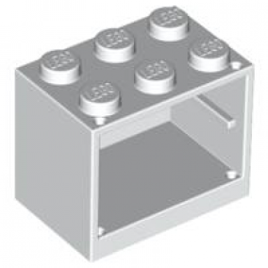 white container cupboard 2 x 3 x 2 - solid studs