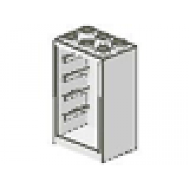 white container cupboard 2 x 3 x 4