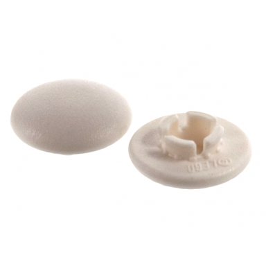 white clikits icon round 2 x 2 small thin with pin