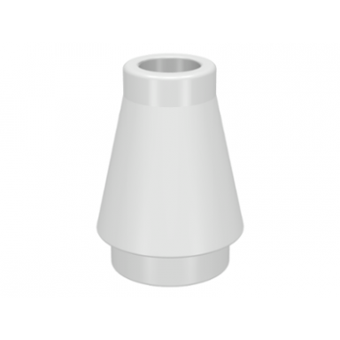 white cone 1 x 1