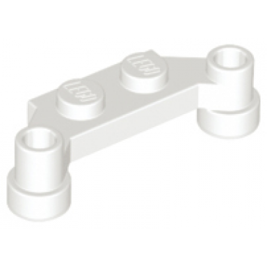 white plate modified 1 x 4 offset