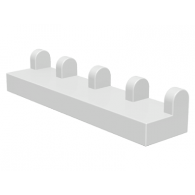 white hinge tile 1 x 4