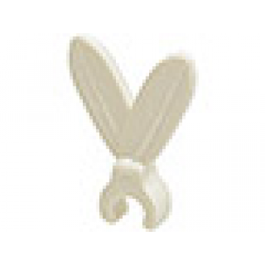 white minifigure plume feathers with clip