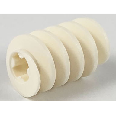 white technic gear worm screw long