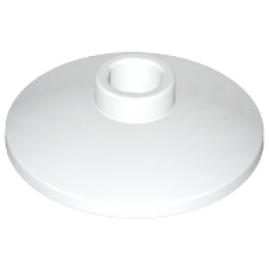 white dish 2 x 2 inverted radar