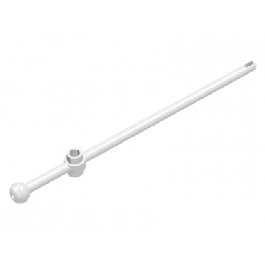 white bar 12l with open stud tow ball and slit boat mast