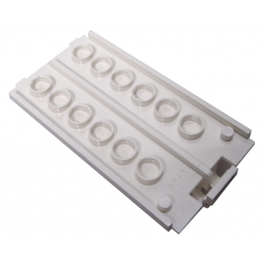 white electric 9v battery box small bottom lid battery compartment cover