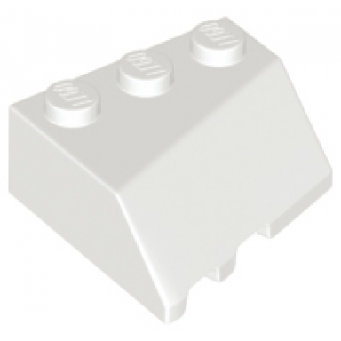 white wedge 3 x 3 sloped right