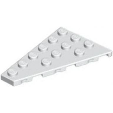 white wedge plate 6 x 4 left