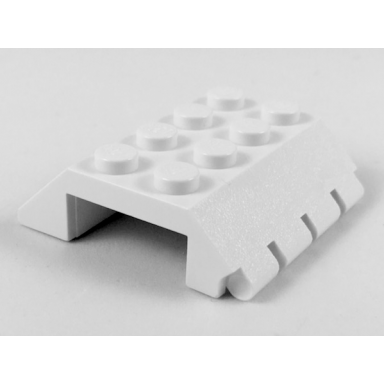 white slope 45 4 x 4 double with hinge