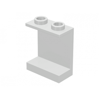 white panel 1 x 2 x 2 - hollow studs