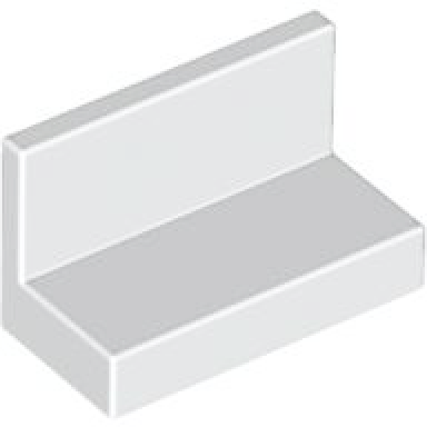 white panel 1 x 2 x 1
