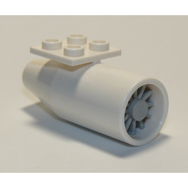 white engine smooth large 2 x 2 thin top plate with light bluish gray center 4868b 4869