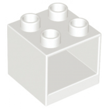 white duplo furniture cabinet 2 x 2 x 1 1 2