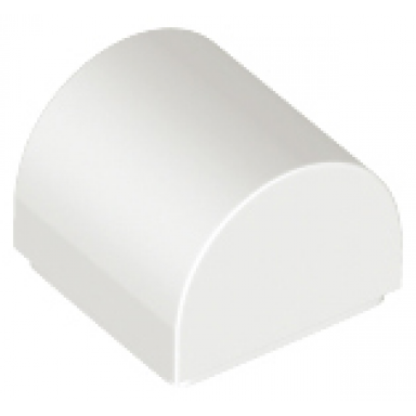 white slope curved 1 x 1 x 2 3 double