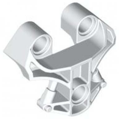 white bionicle toa metru chest cover
