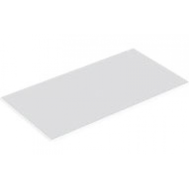 white tile 8 x 16 with bottom tubes polished surface