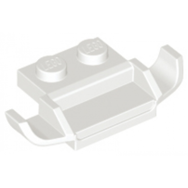 white plate modified 1 x 2 with racers car grille