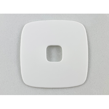 white clikits icon accent rubber square 3 5 8 x 3 5 8