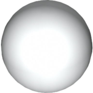 white wheel ball hard plastic 19mm d.