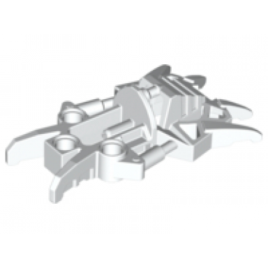 white bionicle foot toa inika clawed