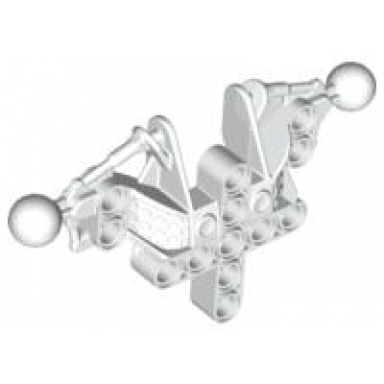 white bionicle toa inika upper torso shoulders section