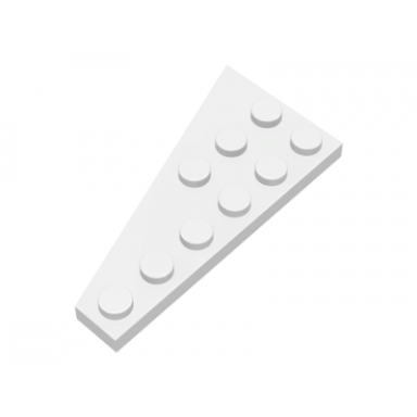 white wedge plate 6 x 3 right