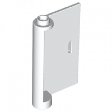 white door 1 x 3 x 4 right - open between top and bottom hinge