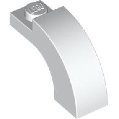 white arch 1 x 3 x 1 2 3 curved top