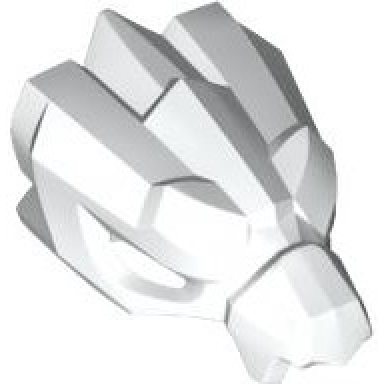 minifigure headgear helmet dragon upper jaw with bar holes