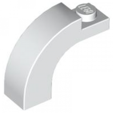 white arch 1 x 3 x 2 curved top